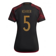 Tyskland Thilo Kehrer #5 Bortatröja Dam VM 2022 Korta ärmar